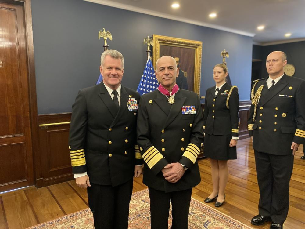 Almirante Paparo en visita a Chile Foto US Navy