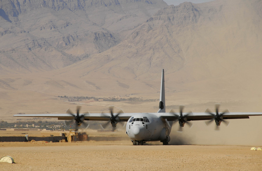 Avión de transporte táctico C130J 30. Foto Lockheed Martin