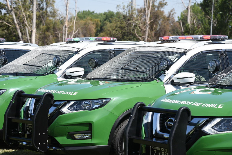 SUV Nissan X Trail 4x4 de Carabineros de Chile Foto Ministerio del Interior y Seguridad Pública