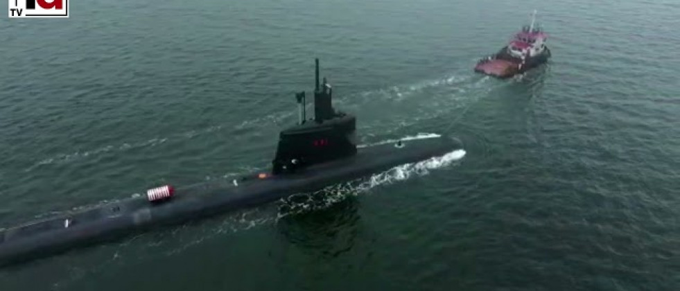 El submarino Humaitá de la Marina de Brasil realiza su primera inmersión