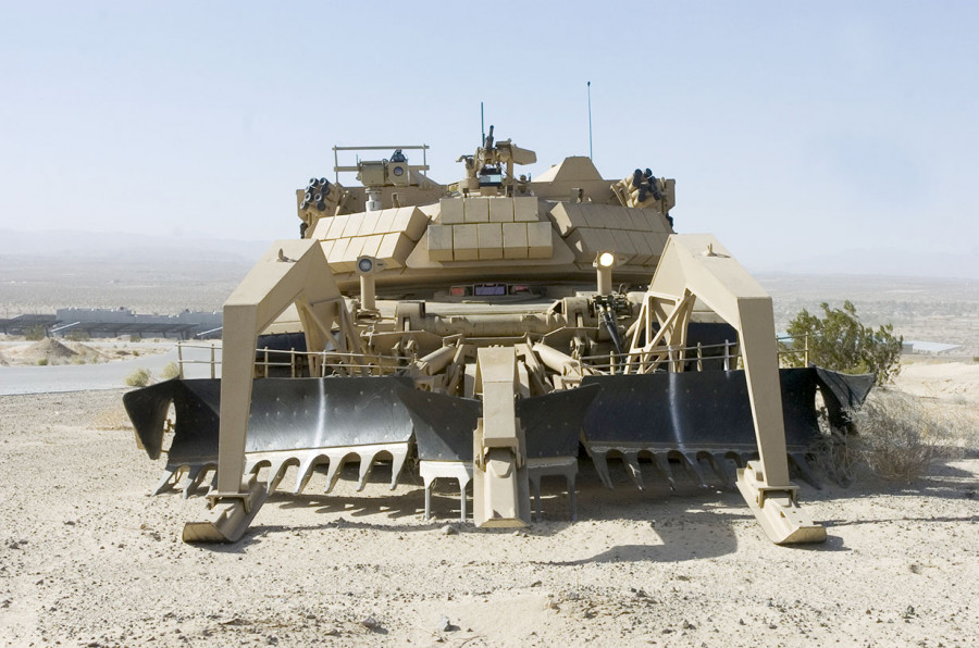 Vehículo de apertura brechas (ABV) del Ejército de Estados Unidos. Foto US Army