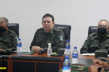 Comandante en jefe de Ejército de Nicaraga sostuvo reunión con su homólogo de Honduras para afinara trabajo en conjunto en frontera común