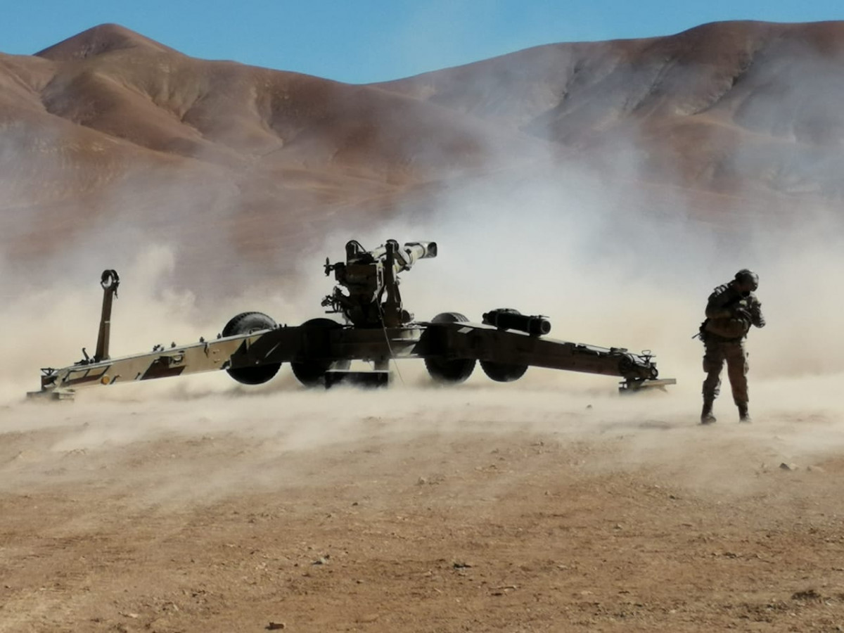 Ejército de Chile M71 Soltam Brimot Calama Pampa Elvira
