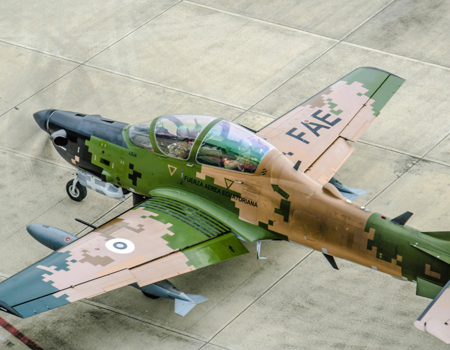 Supertucano FAE. Foto Fuerza Aerea del Ecuador