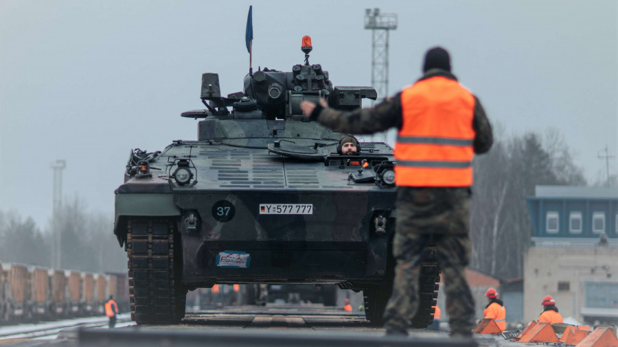Vehículo blindado Marder 1A3 alemán. Foto Bundeswehr