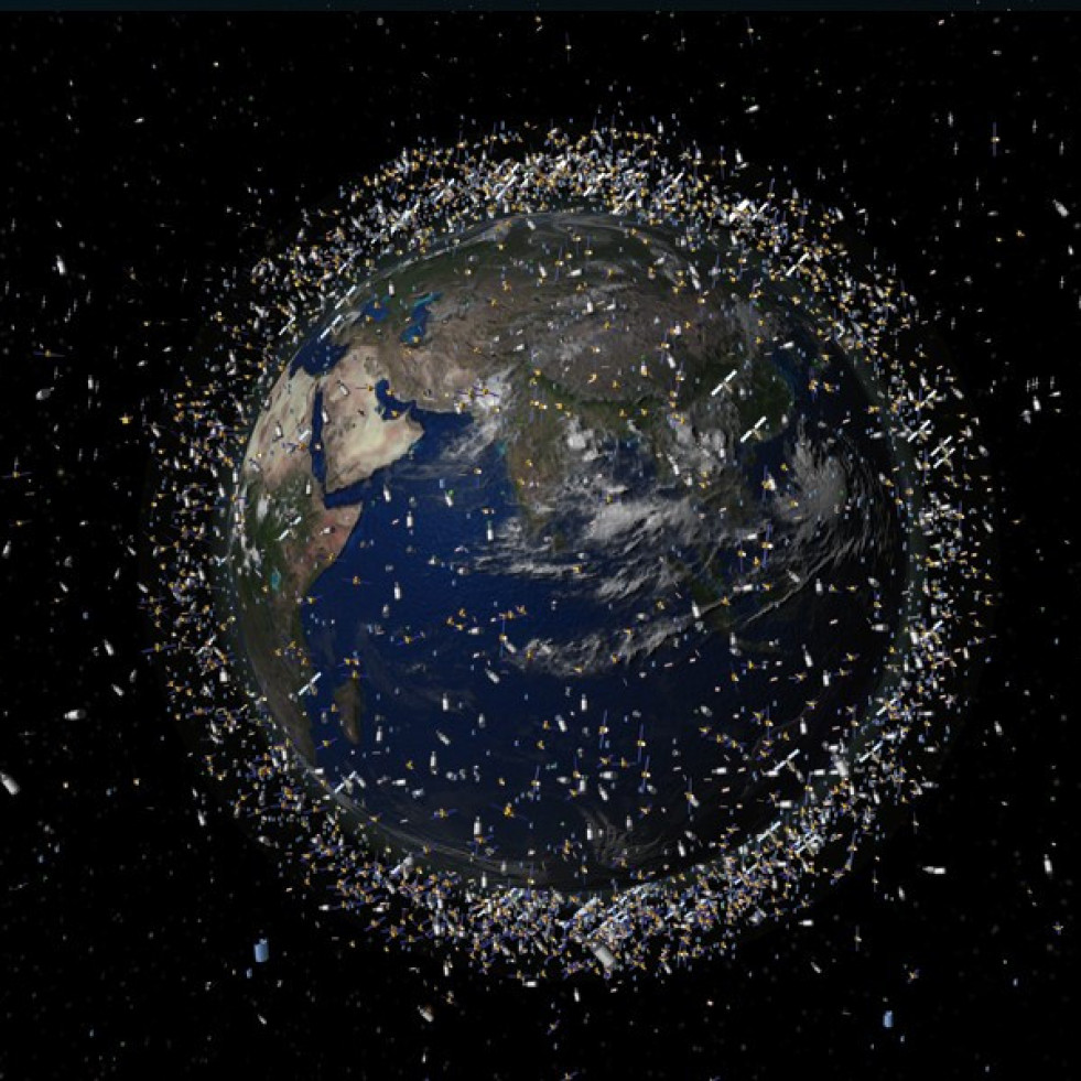 La ESA se propone reducir los desechos espaciales a cero para 2030
