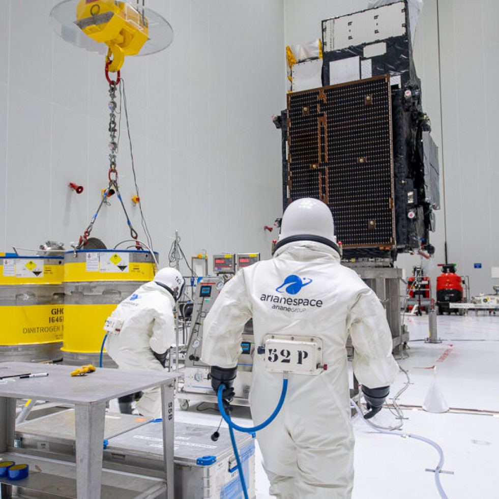 El satélite MTG-I1 de tercera generación de Meteosat ya está preparado para su lanzamiento