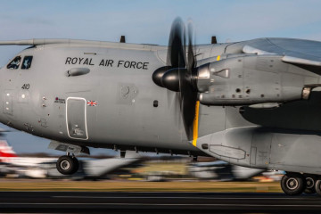 Avión de transporte A400M. Foto Royal Air Force