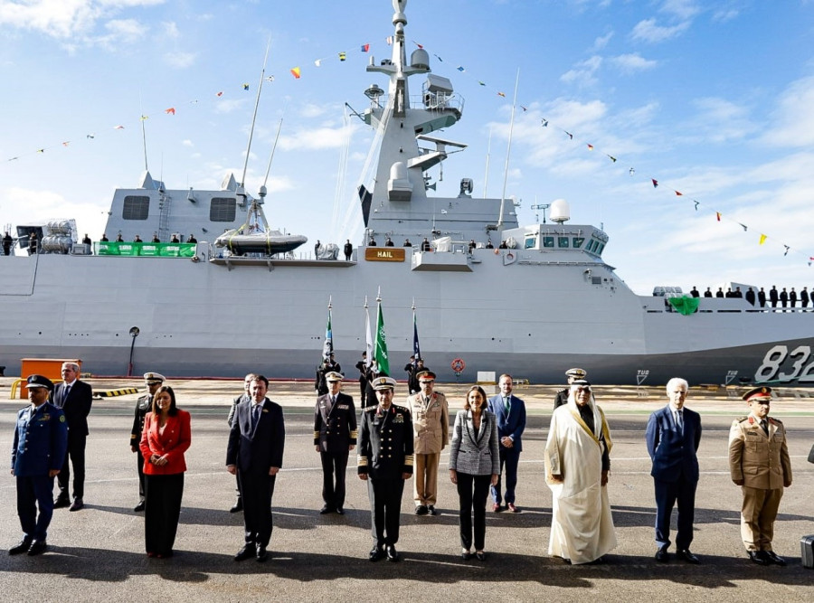 Entrega de la tercera corbeta saudí de navantia
