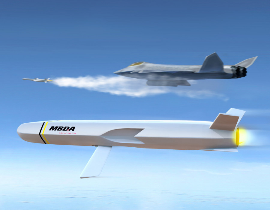 Recreación de un remote carrier del programa FCAS. Imagen MBDA