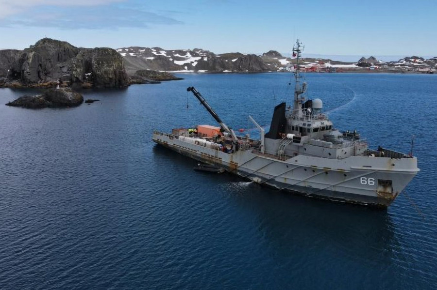 Remolcador Galvarino Campaña Antártica 2022 2023 Foto Armada de Chile