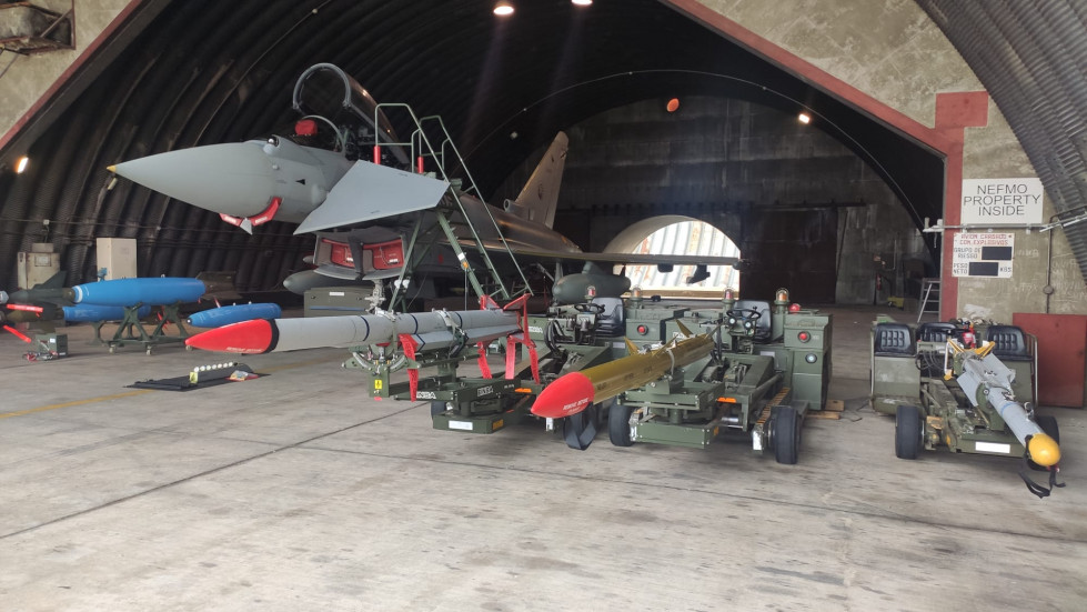 Eurofighter misiles y bombas