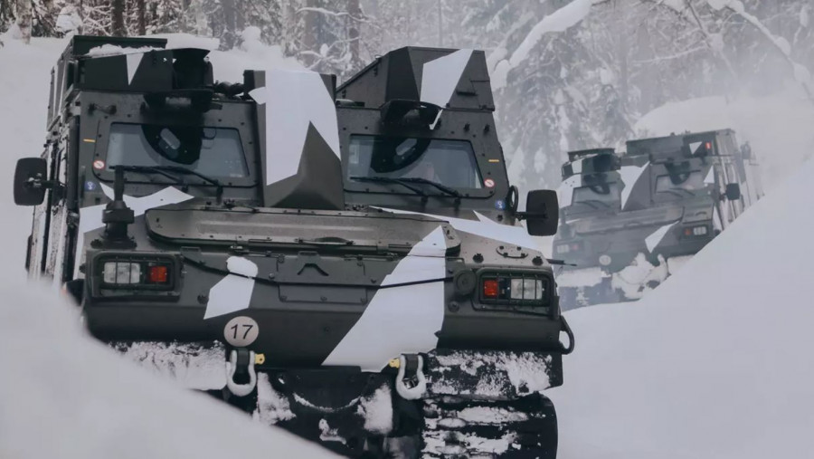 Vehículo BvS10. Foto BAE Systems