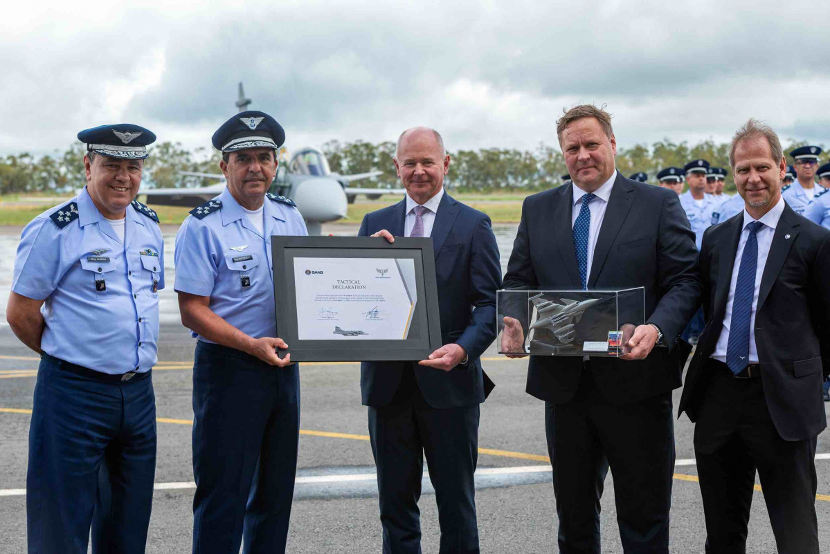 Entrega da declaracao Tatica do F 39 Gripen