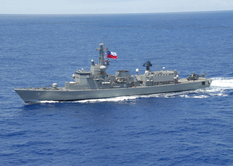 Fragata FF 18 Almirante Riveros Foto Armada de Chile