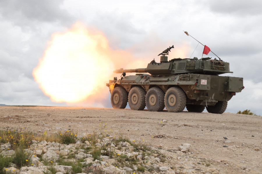 Centauro disparo ejercito de tierra