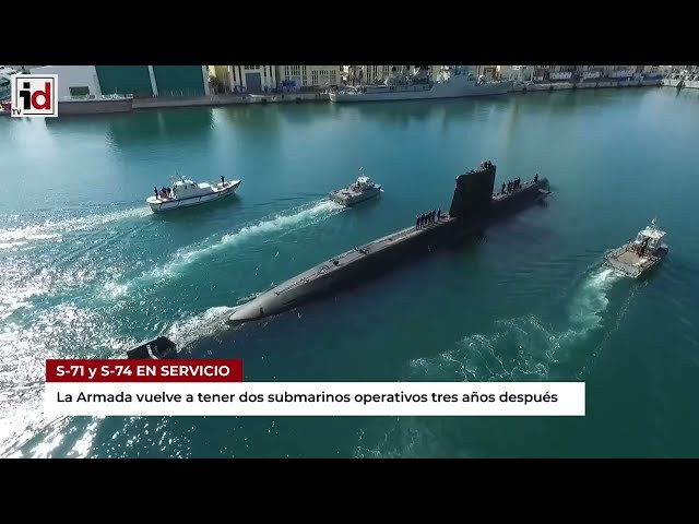 La Armada vuelve a tener dos submarinos operativos tres años después