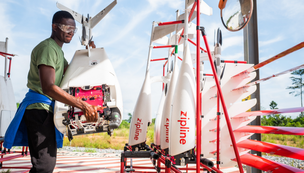 Zipline se asocia con Ruanda para realizar dos millones de entregas con drones hasta 2029