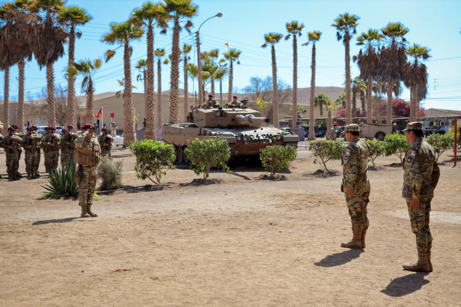 Cambio de mando en el Grupo de Tanques Vencedores Foto Ejército de Chile