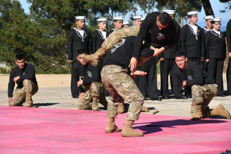 Curso de capacitación Instructor de Combate Cuerpo a Cuerpo Foto Armada de Chile