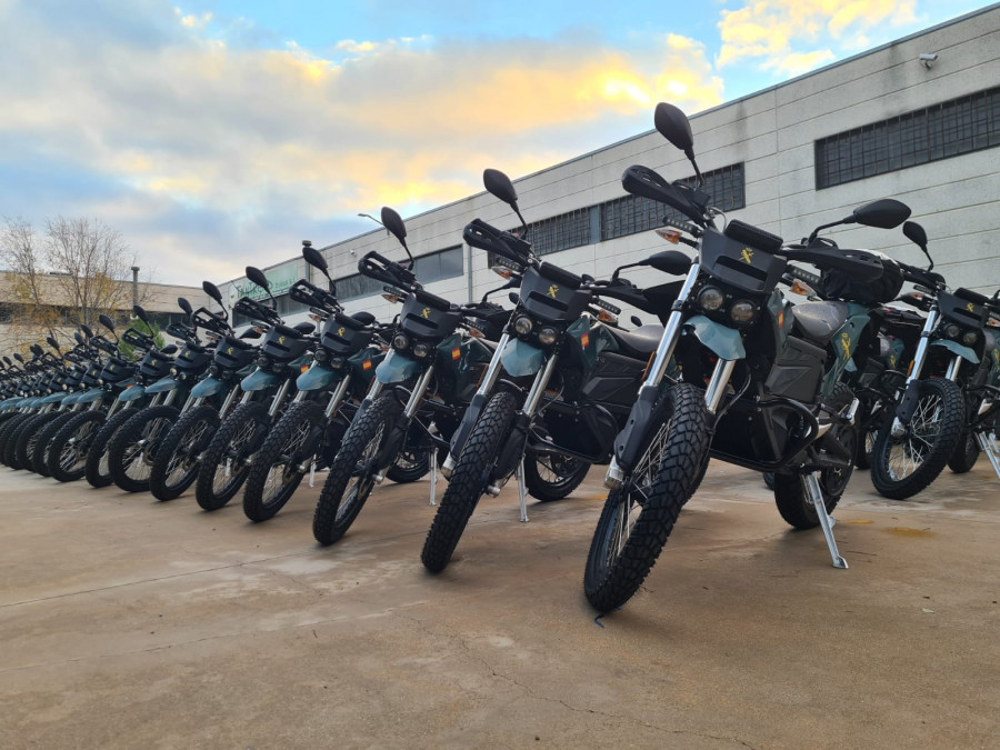 Motos electricas zero de la guardia civil