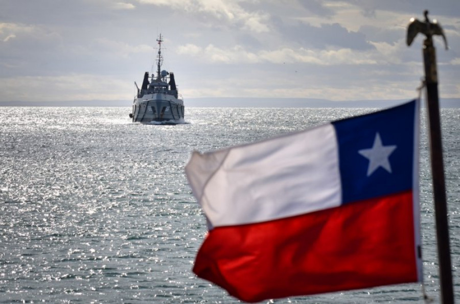 Remolcador de flota ATF Galvarino Campaña Antártica Foto Armada de Chile