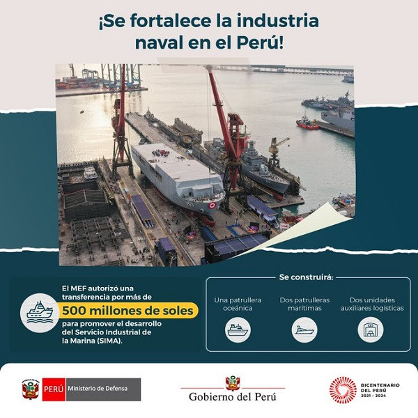 ProgramaConPunchePeru ConstruccionOPV PGCP 50 BuquesCabotaje 25ene2022 MinDefPeru