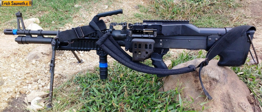 Ametralladora M60 Colombiana. Foto Infodefensa
