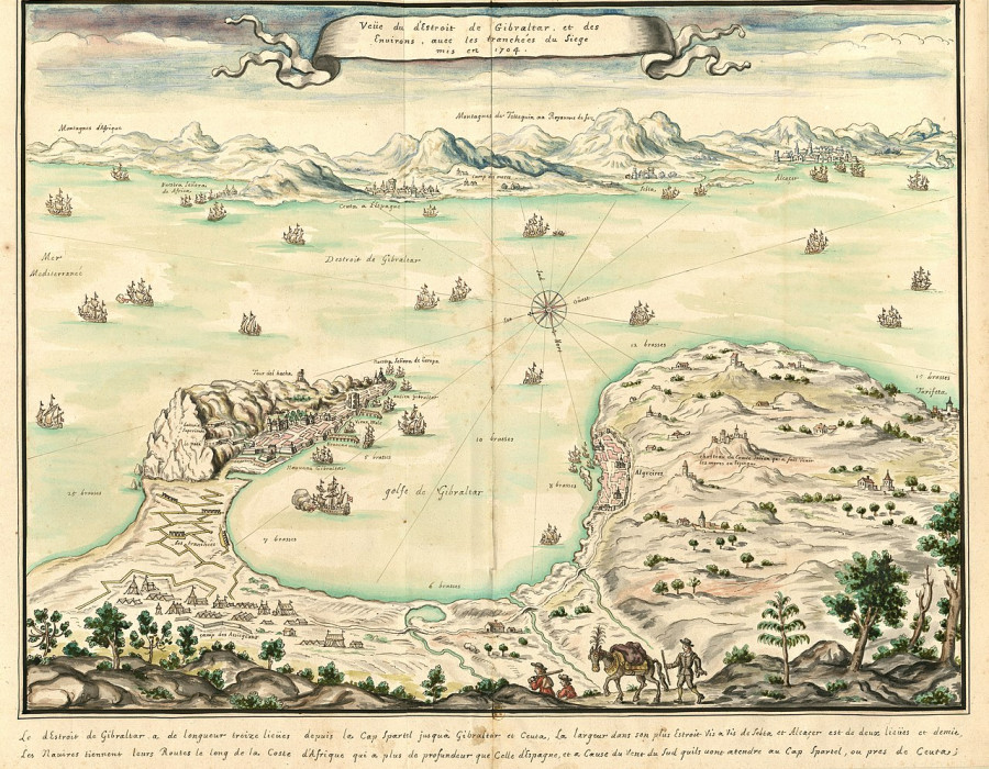 1704   Louis Boudan   Taking of Gibraltar