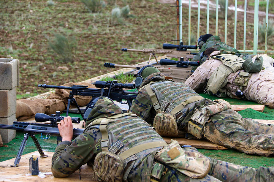 Ejercicio de tiro de precision ejercito de tierra
