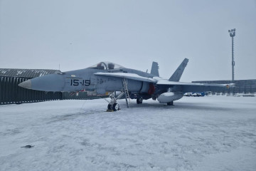 Caza F18 ejercito del aire en rumaniaV