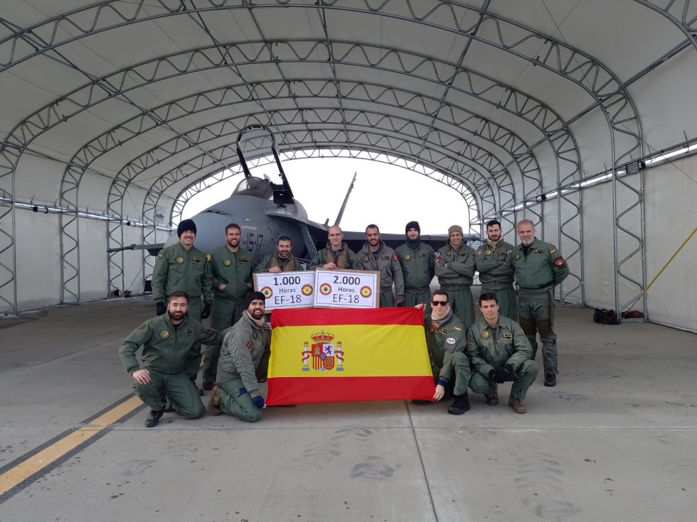Caza F18 ejercito del aire en rumania VI