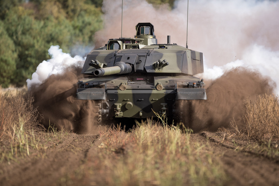 Carro de combate británico Challenger 3. Foto Ejército británico s01