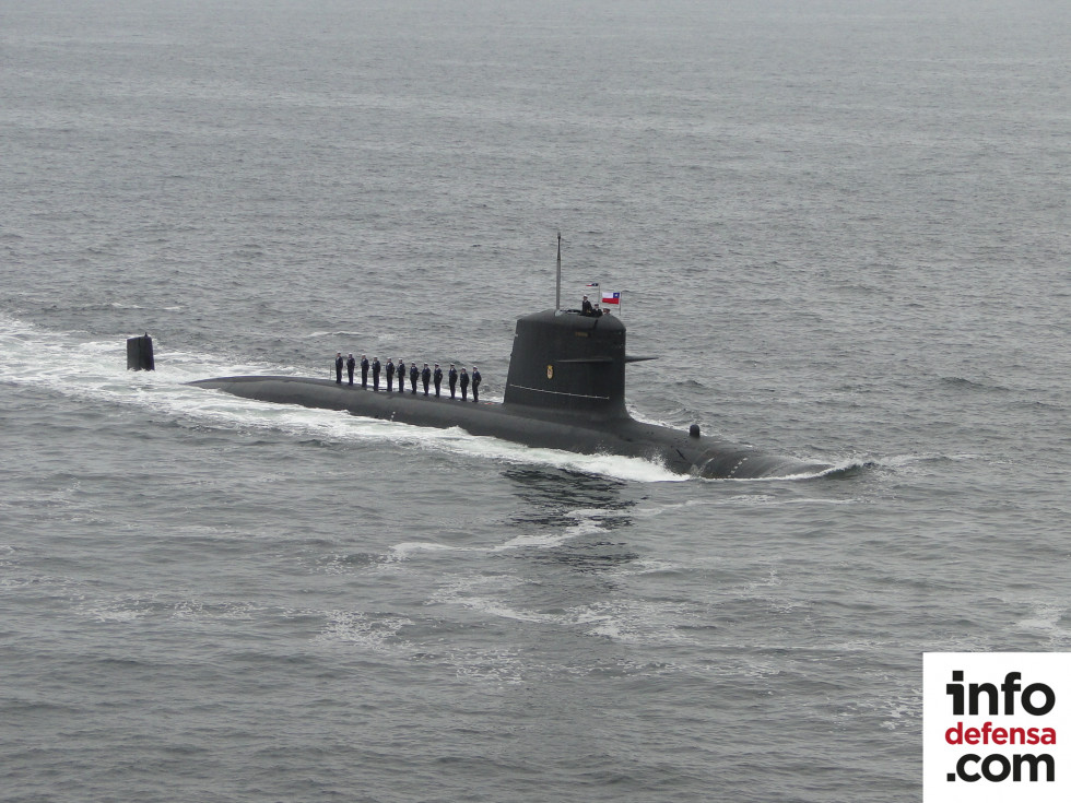 Submarino clase Scorpene SS 22 General Carrera Foto Nicolás García E