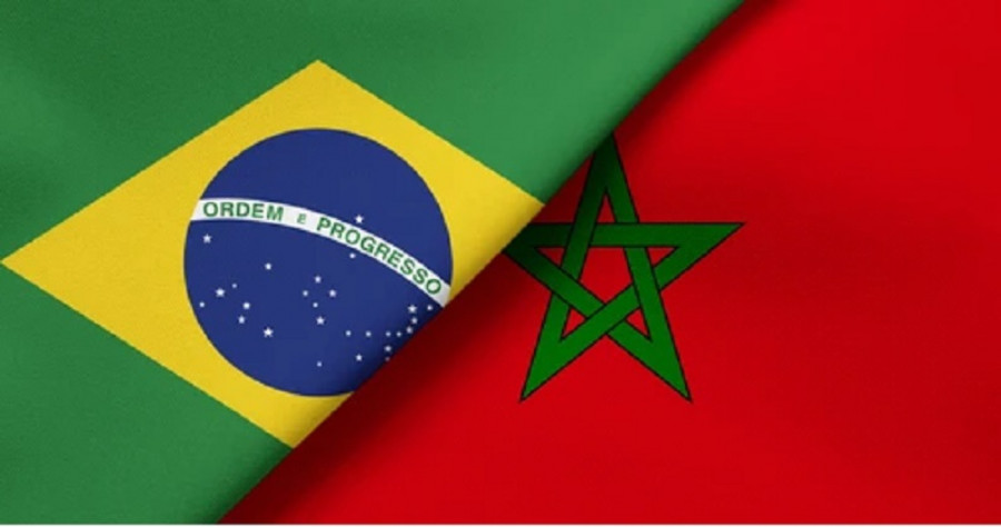 Flag brazil morocco