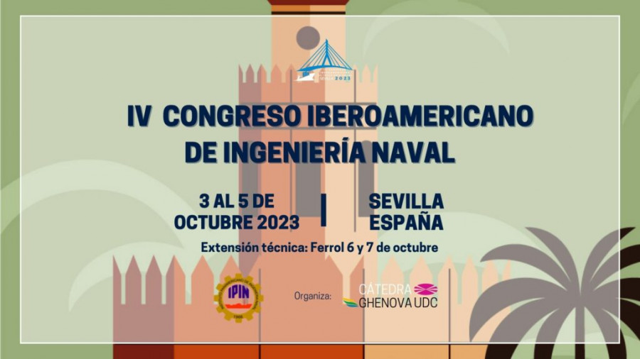 Cartel del congreso iberoamericano de ingenieria naval