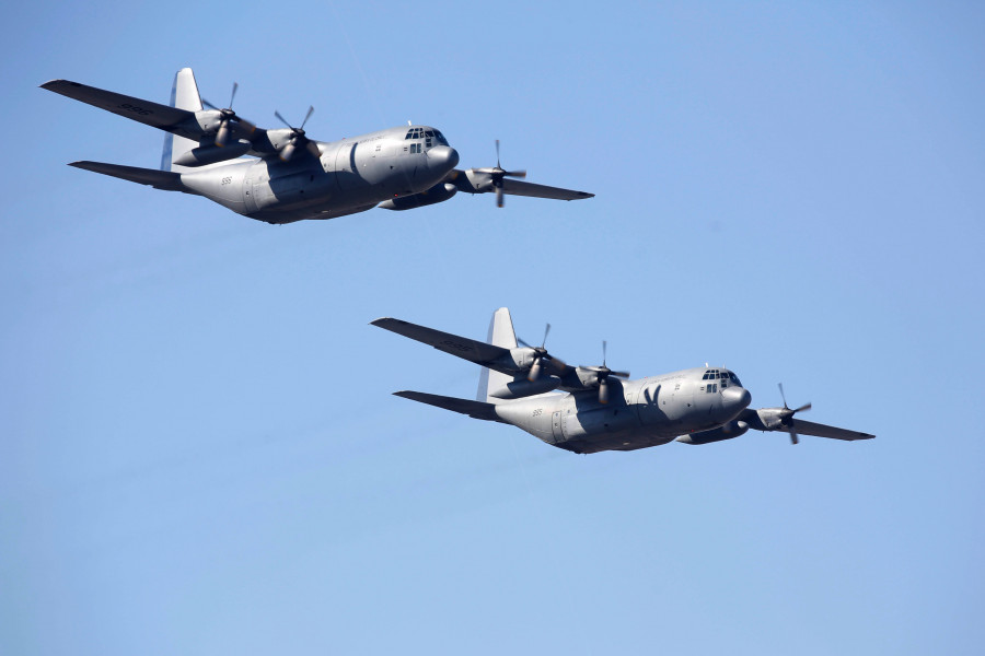C 130H del Grupo de Aviación N 10 de la FACh participando en una Parada Militar Foto Ministerio de Defensa Nacional de Chile