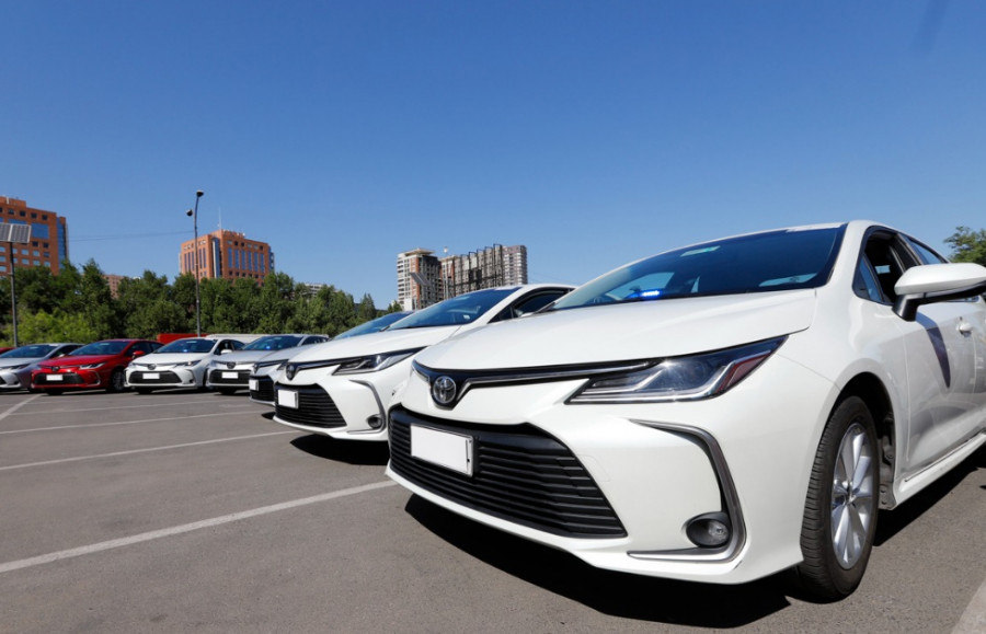 Vehículos policiales Toyota Foto PDI