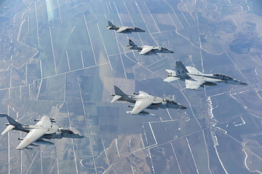 Harrier armada ejercicio mediterraneo IV