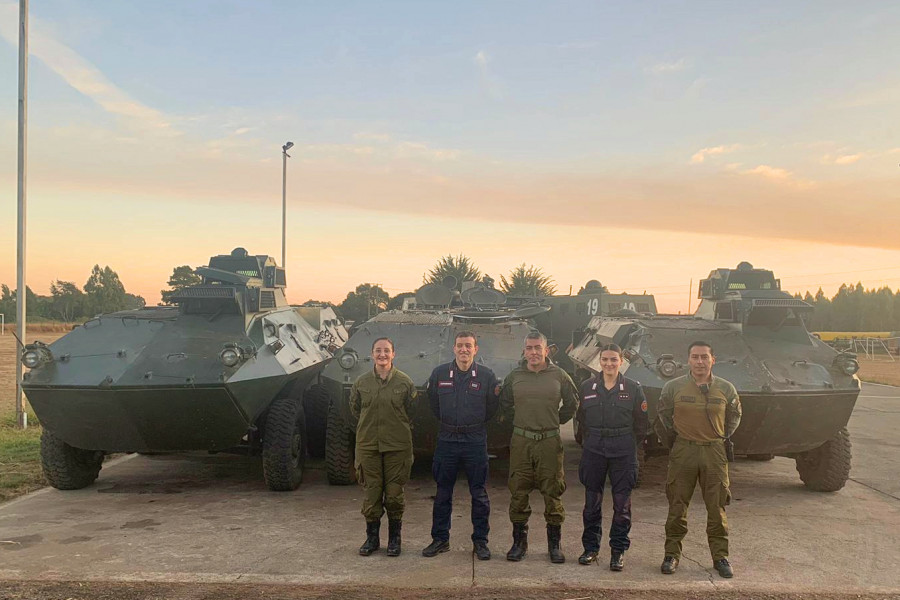 Carros Mowag Famae Piraña 6x6 de la Prefectura Control Público de La Araucanía Foto Carabineros de Chile