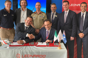 Adquisición de dos nuevos AW139 para Australia. Foto Leonardo