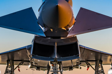 Avión de combate Eurofighter. Foto BAE Systems