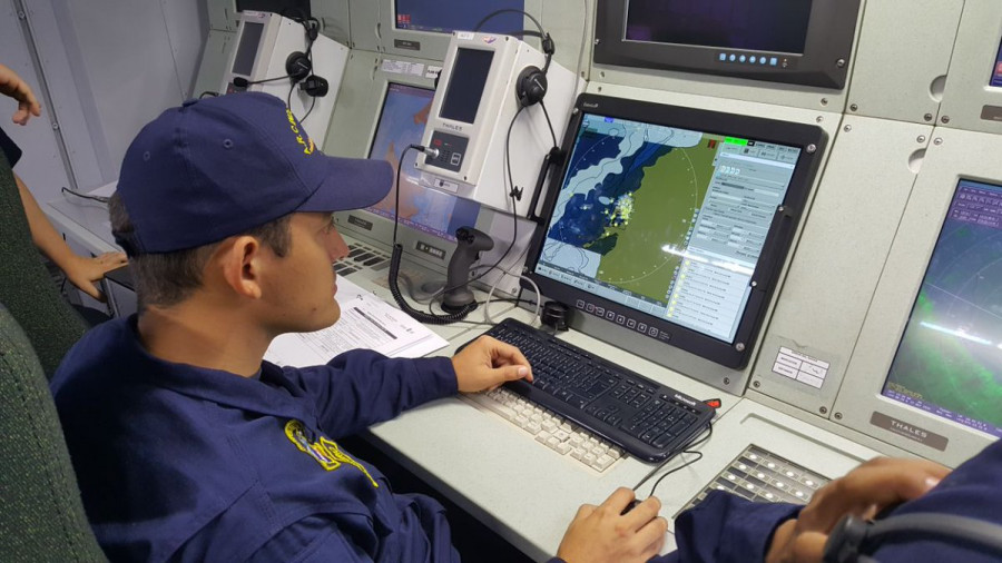 Sistema Link Co a bordo de la fragata ARC Independiente Foto Armada Colombiana