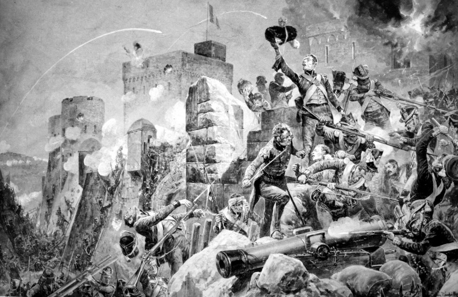 Siege of Badajoz, by Richard Caton Woodville Jr