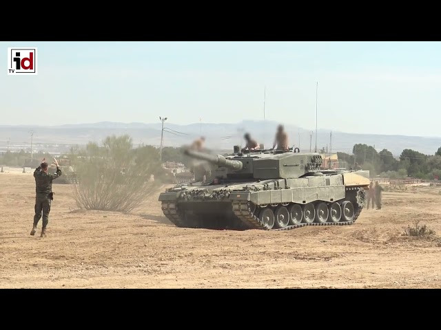 Reportaje | 55 militares ucranianos se instruyen en mantenimiento y uso de Leopard 2A4 en Zaragoza