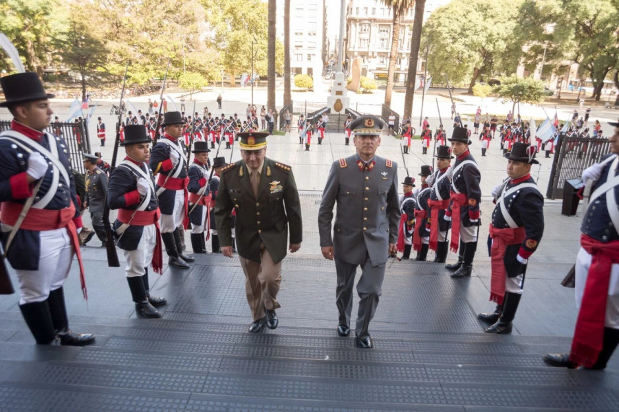 Visita del general Iturriaga a Argentina Foto Ejército de Chile