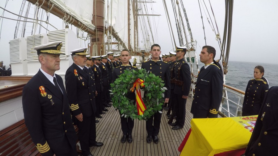 La Armada homenajea a los 44 marineros caídos del submarino argentino ARA  San Juan