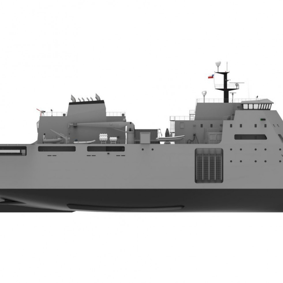 Diseño buque multiprpósito proyecto Escotillón IV Armada de Chile Imagen Vard Marine 002