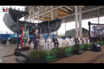 Puesta de quilla de la primera fragata Tamandaré de Brasil