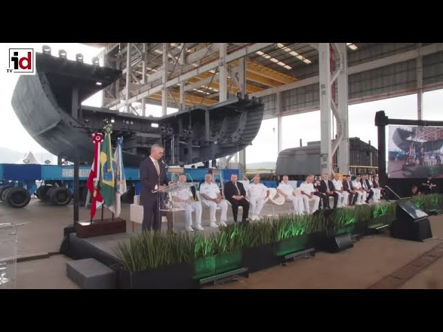 Puesta de quilla de la primera fragata Tamandaré de Brasil